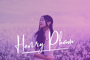 Letter Hellen Signature Dry Brush, a Script Font by Garisman Std (Thumbnail 10 of 10)