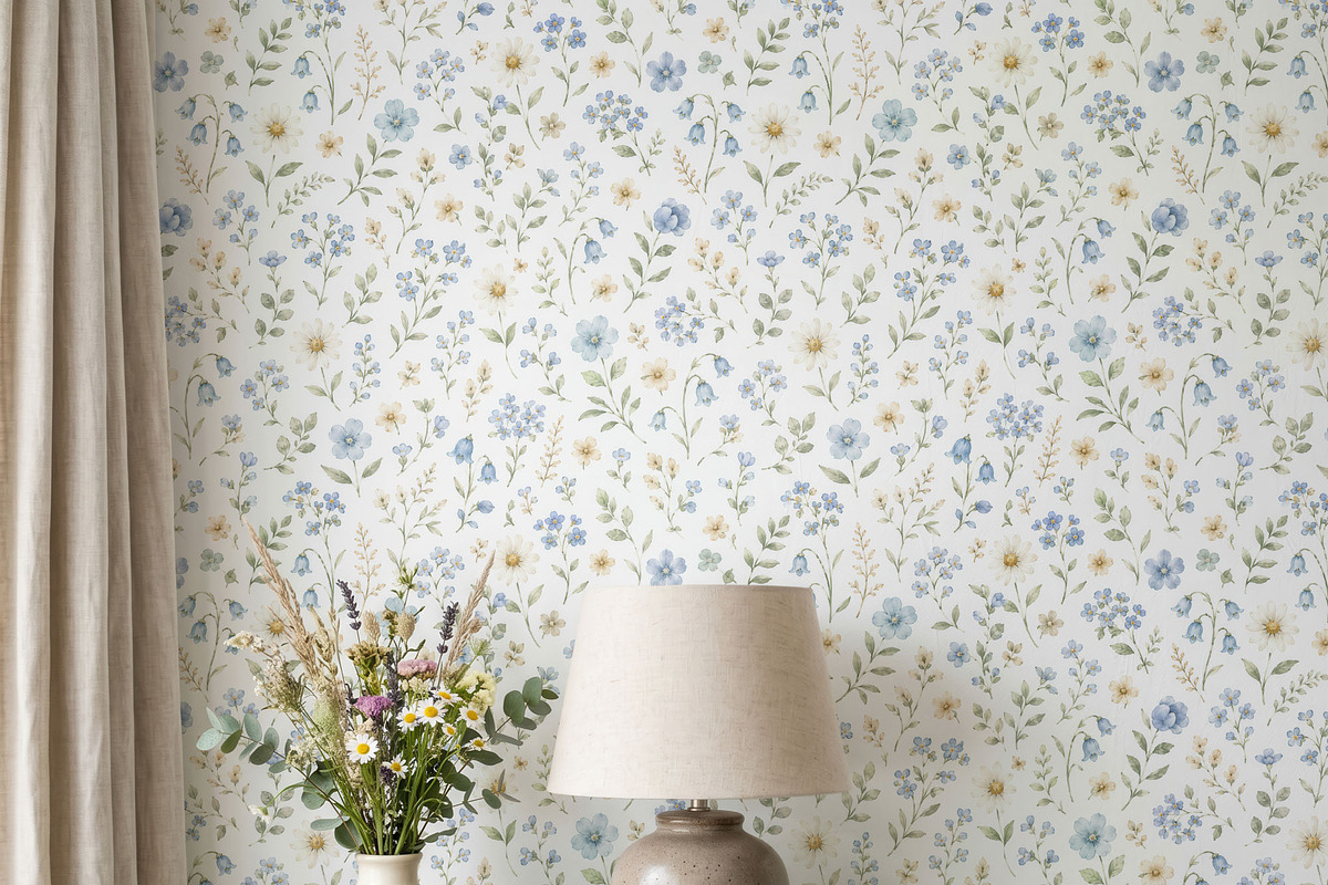 Farmhouse Wallpaper Mockup PSD, a Household Mockup by 1001 mockups (Photo 7 of 8)