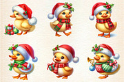 Christmas Cute Duck Sublimation, an Illustration by DreamArtGraphic (Thumbnail 4 of 6)