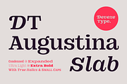 DT Augustina Slab 1 Subfamily, a Slab Serif Font by Deveze Type Foundry (Thumbnail 17 of 31)