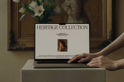 Heritage 02 : The Gallery MacBook, a Mac Mockup by Made by Attic (Thumbnail 1 of 2)