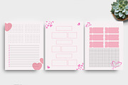 Valentines notebook page, a Stationery Template by Ultimate Template Shop (Thumbnail 4 of 6)