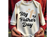 My First Father Day Svg PNG T-shirt, an Object Graphic by Digi_Design_World (Thumbnail 3 of 4)