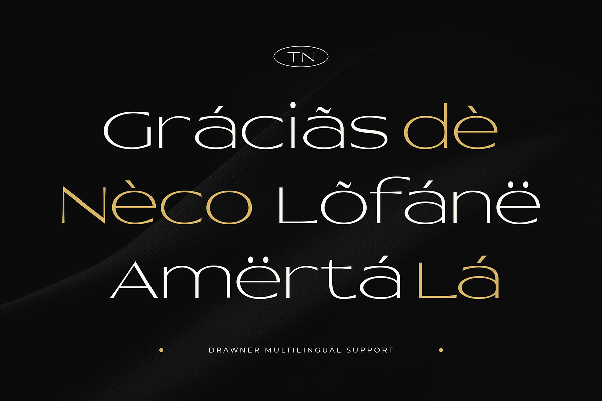 Dawner - Luxury Wide Thin Sans Serif, a Sans Serif Font by Typia Nesia (Photo 4 of 12)