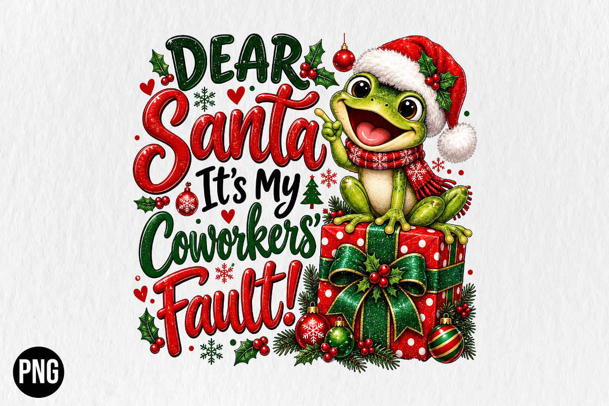 Coworkers Fault Christmas Sublimatio, a Seasonal Illustration by CraftArtStudio (Photo 1 of 4)