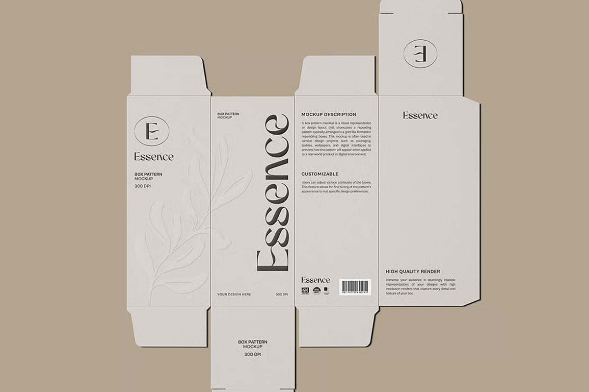 Small Box Packaging Mockup, a Packaging Mockup by graphicsauce (Photo 4 of 4)