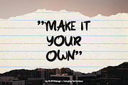 Boldies | Bold Handwriting Font, a Handwritten Font by Everyday Perfection (Thumbnail 4 of 5)
