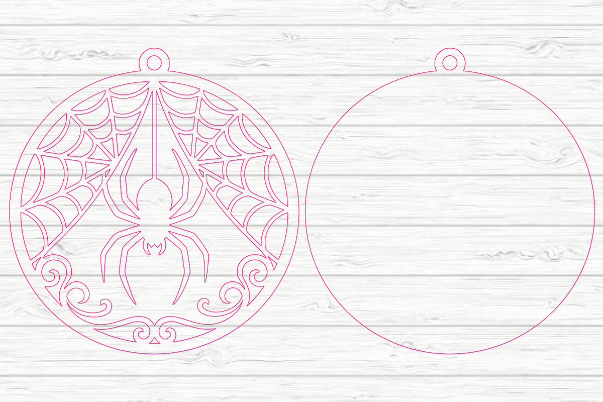 Halloween Spider Web Laser Cut SVG, an Object Graphic by Layerology (Photo 3 of 3)