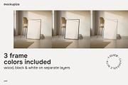 5x7 Floor Leaning Frame Mockup, a Household Mockup by mockupize (Thumbnail 2 of 7)