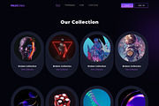 NextGen NFT Market Figma Template, a Websites & App Template by TemplatesJungle (Thumbnail 9 of 24)