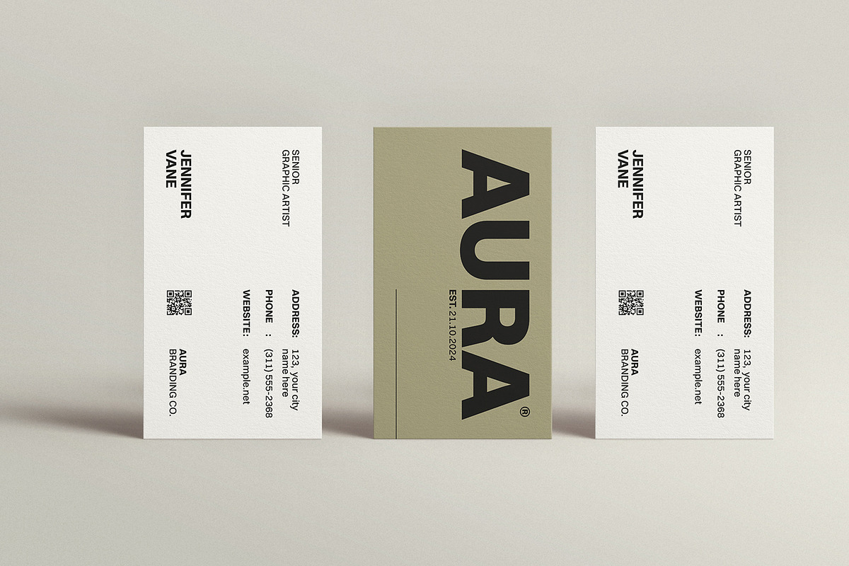 Elegant Business Card Template, a Business Card Template by ArtisanaAura (Photo 11 of 11)