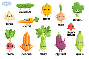 Veggie characters set, a Food Illustration by Stolenpencil (Thumbnail 2 of 2)