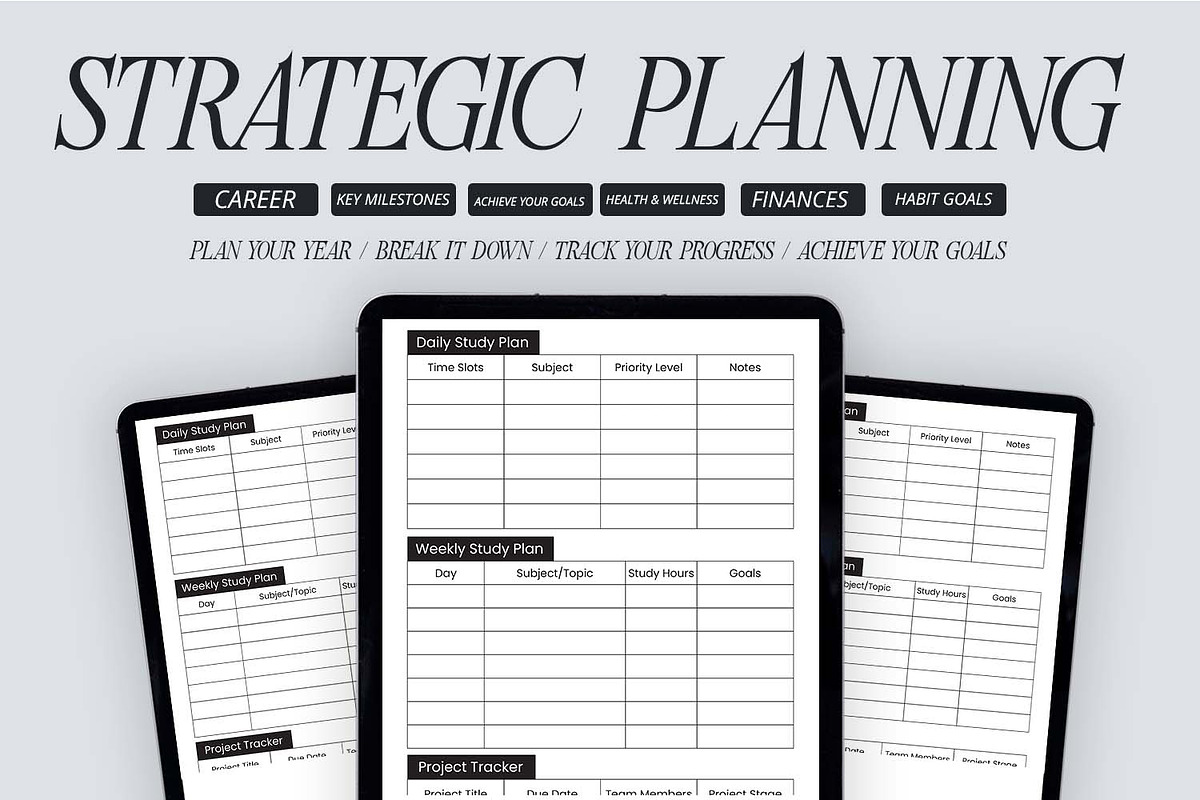 College Semester Planner Template preview 7