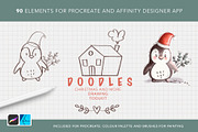Doodles Drawing Toolkit, a Brush Add-On by Rosangela Curti (Thumbnail 1 of 12)