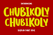Chubikoly, a Script Font by Madjack.font (Thumbnail 1 of 6)