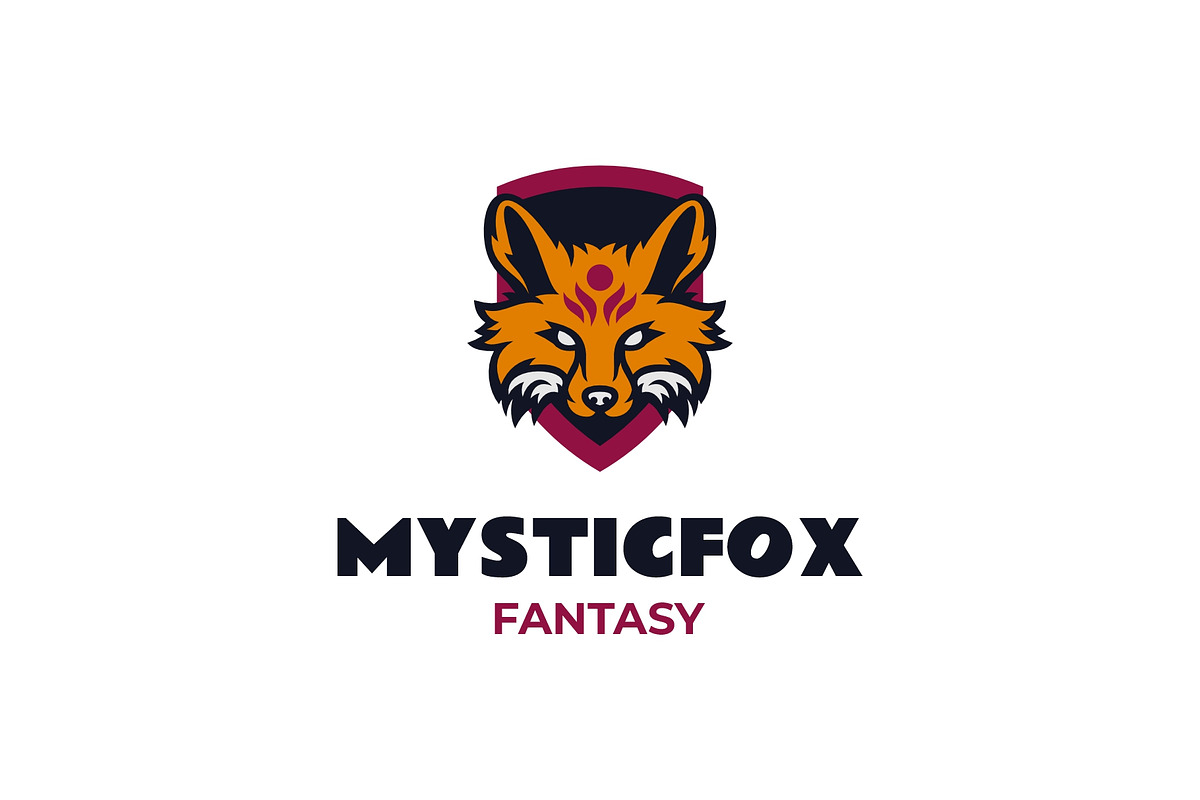 Mascot Mystic Fox Logo Design, a Branding & Logo Template by Artnivora.Std