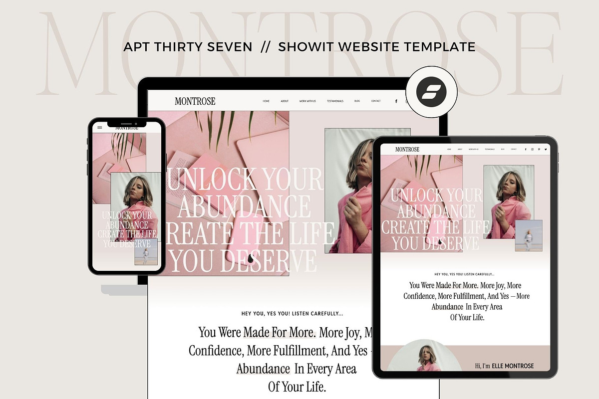 Montrose | Coaching Showit Template, a Websites & App Template by Apt Thirty Seven (Photo 1 of 8)