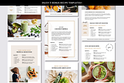 Recipe Template for Canva, a Templates & Theme by Erin Cassidy (Thumbnail 2 of 5)