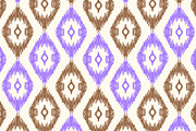 Ikat Diamond Seamless Vector Pattern, a Pattern Graphic by NayaChu (Thumbnail 2 of 7)