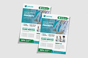 Healthcare Clinic Promotional Flyer, a Flyer Template by Designscozy (Thumbnail 2 of 5)