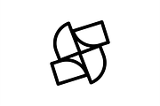Modern S Lettermark Logo, a Branding & Logo Template by Advateik ™ (Thumbnail 3 of 3)