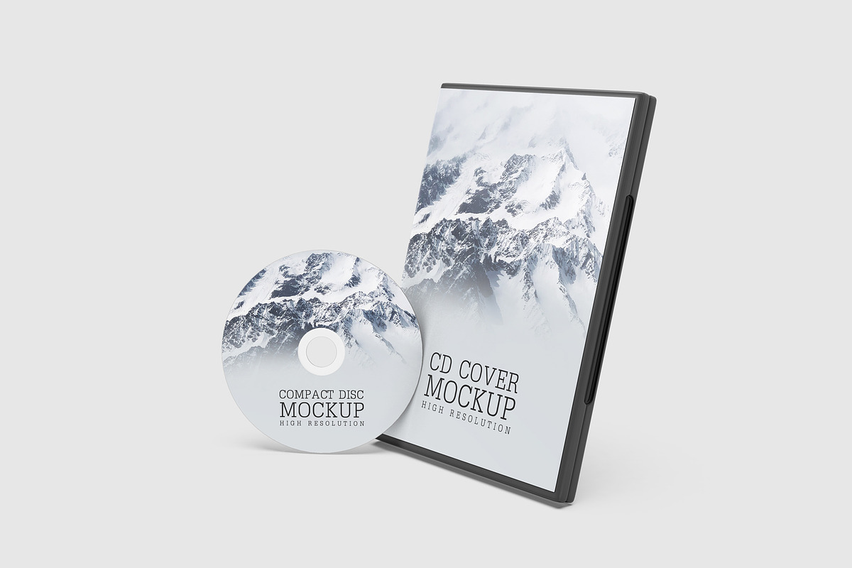 CD & Cover Mockup, a Product Mockup by ZAAS (Photo 15 of 17)