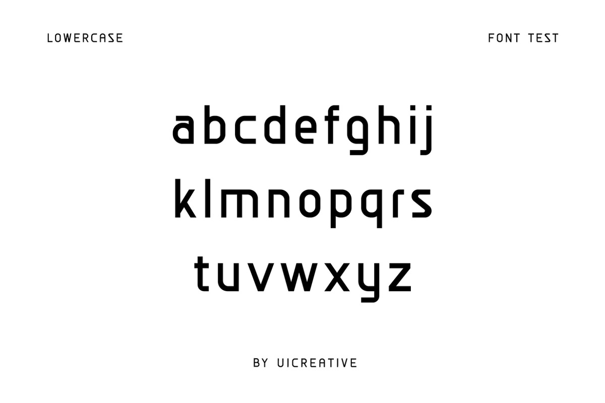 Remixable Retro Sans Serif Font, a Sans Serif Font by UICreative (Photo 8 of 13)