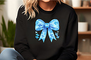 Watercolor Autism Awareness Bow PNG, an Illustration by DreamCafeArt (Thumbnail 5 of 9)