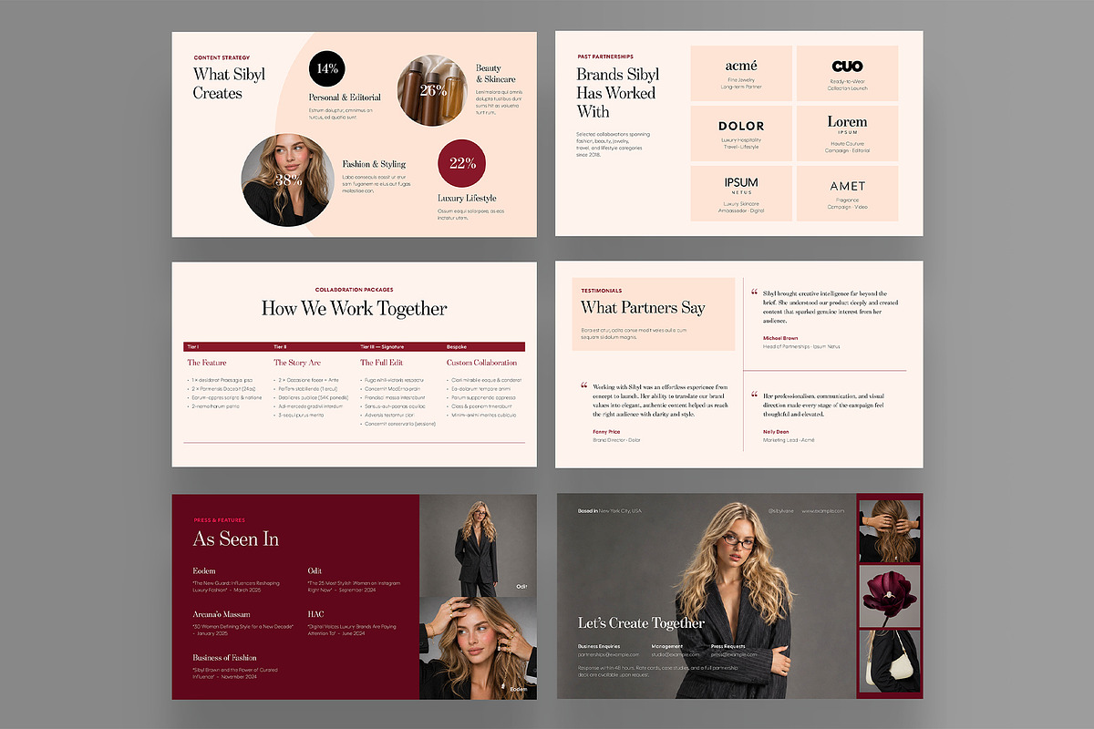 Digital Media Press Kit Template, a Brochure Template by BrandPacks (Photo 3 of 5)