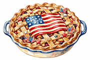 4th of July Sublimation Clipart, a Seasonal Illustration by VetalStock (Thumbnail 14 of 21)