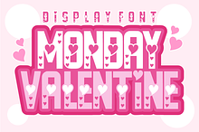 Monday Valentine - Heart Font