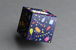 Square Box / Package Mock-Up 3