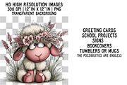 Whimsical Farm Animal Clipart Bundle, an Illustration by Craft Nest (Thumbnail 2 of 6)