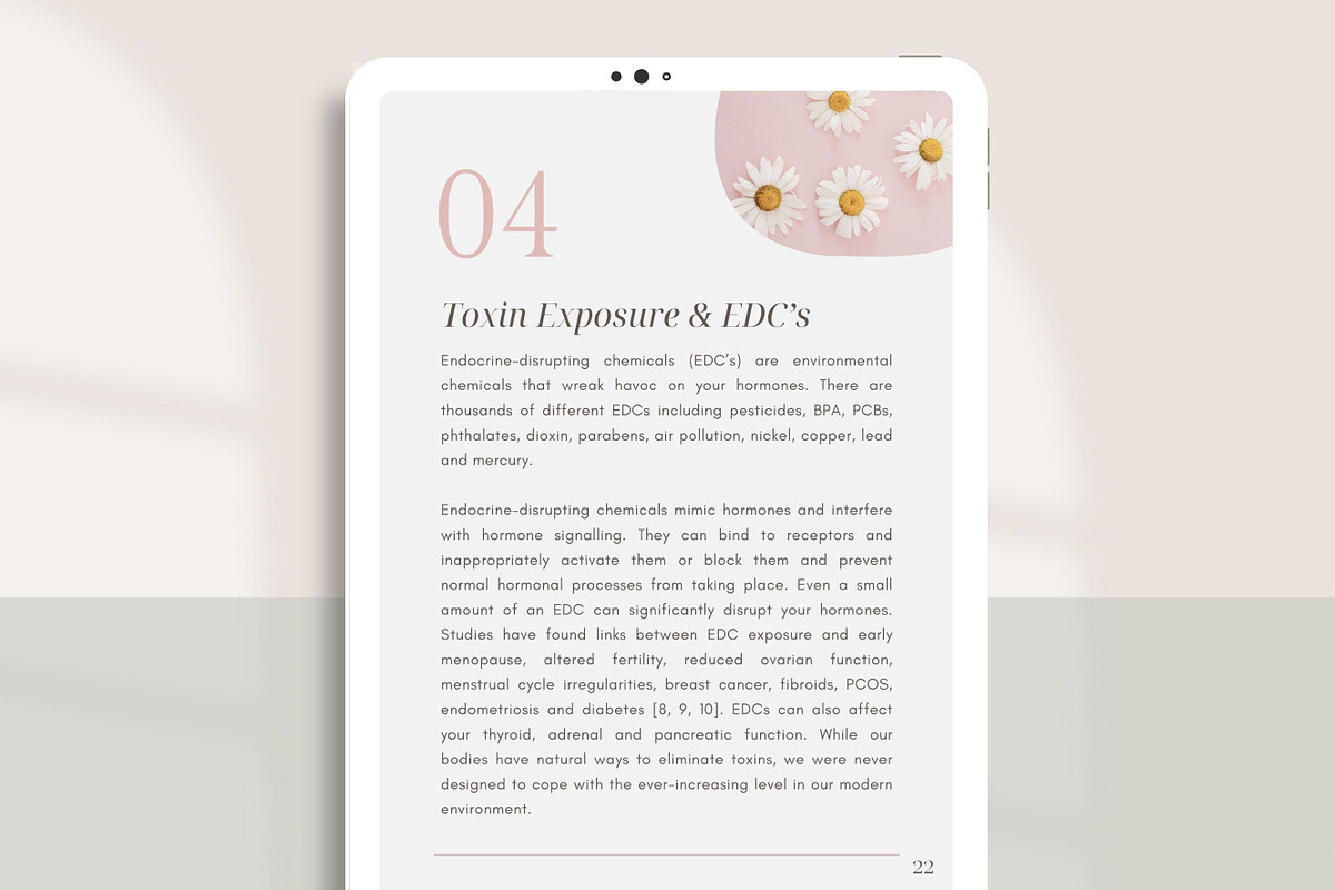 Hormone Ebook Canva Premade, a Presentation Template by Naturopath Hub (Photo 9 of 9)