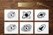 60 Planet Orbit Abstract Silhouette, an Empty State Illustration by Amazin_art (Thumbnail 1 of 35)