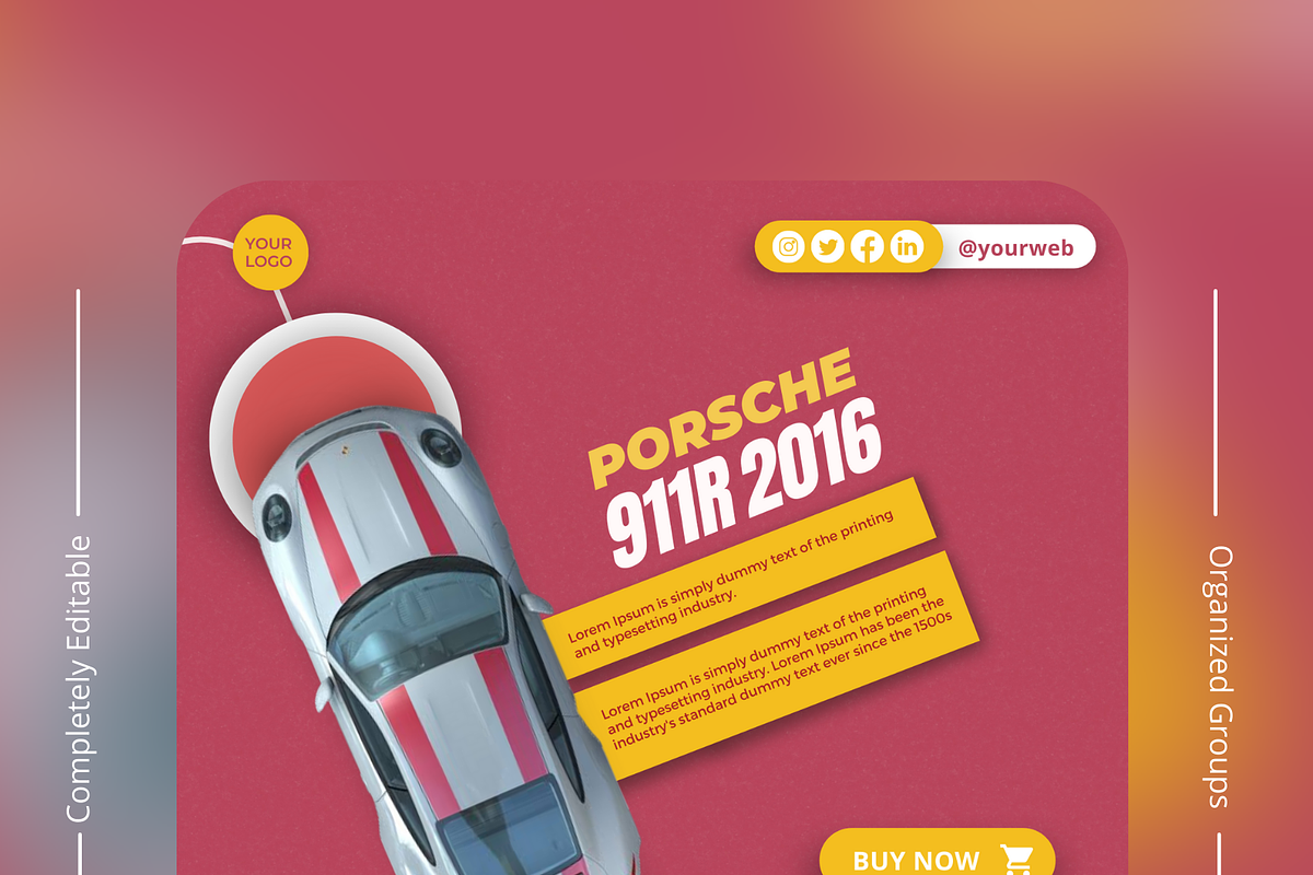 Automotive & Tech Design Templates I, a Social Media Template by Exceptionalways (Photo 7 of 36)