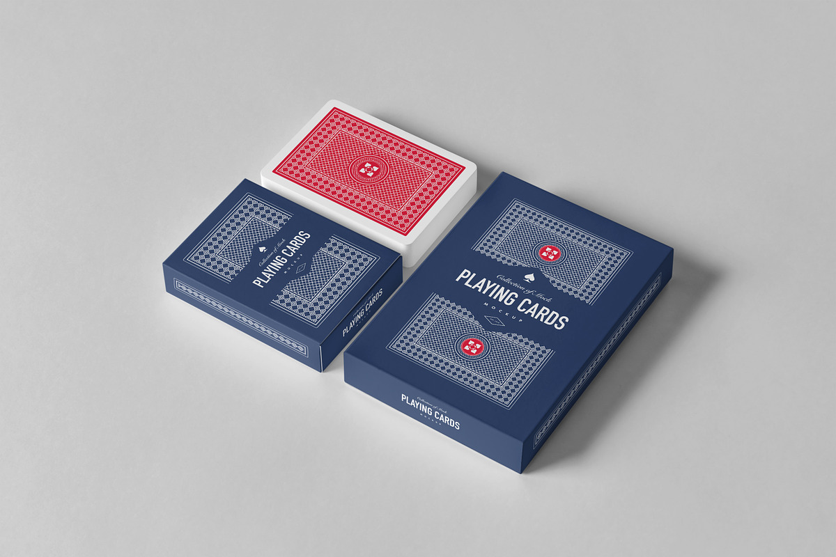 Playing Card Mock-up, a Merchandise Mockup by Yogurt86 (Photo 10 of 11)