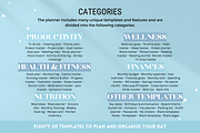 Cute Digital Life Planner 750+ pages, a Templates & Theme by SunshineStudioBoutique (Thumbnail 4 of 9)