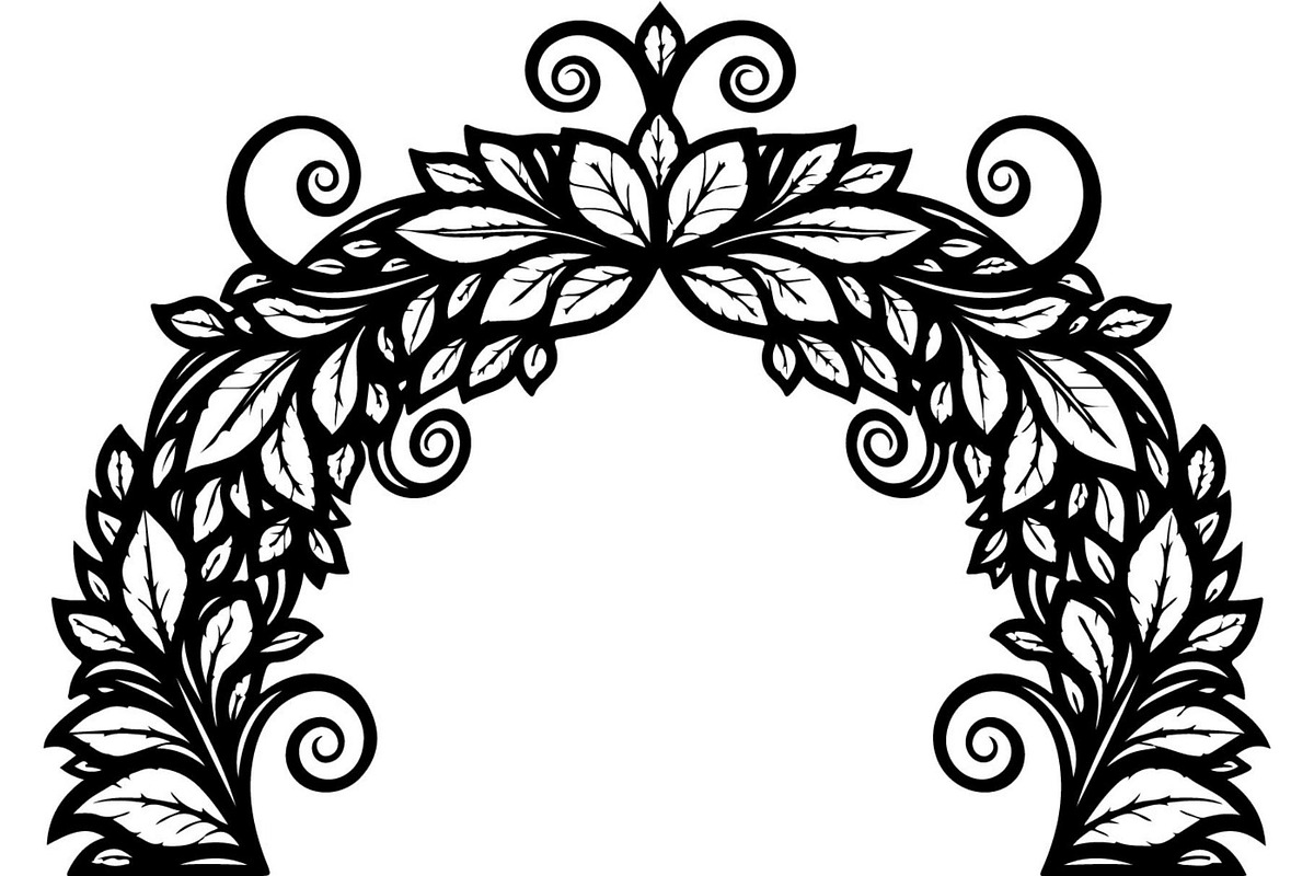 Decorative Arch Window Vector Set, a Decorative Illustration by Designer_Momina (Photo 2 of 21)