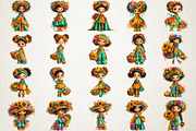 Cute Autumn Harvest Girl PNG Clipart, a Seasonal Illustration by RobertsArt (Thumbnail 4 of 7)