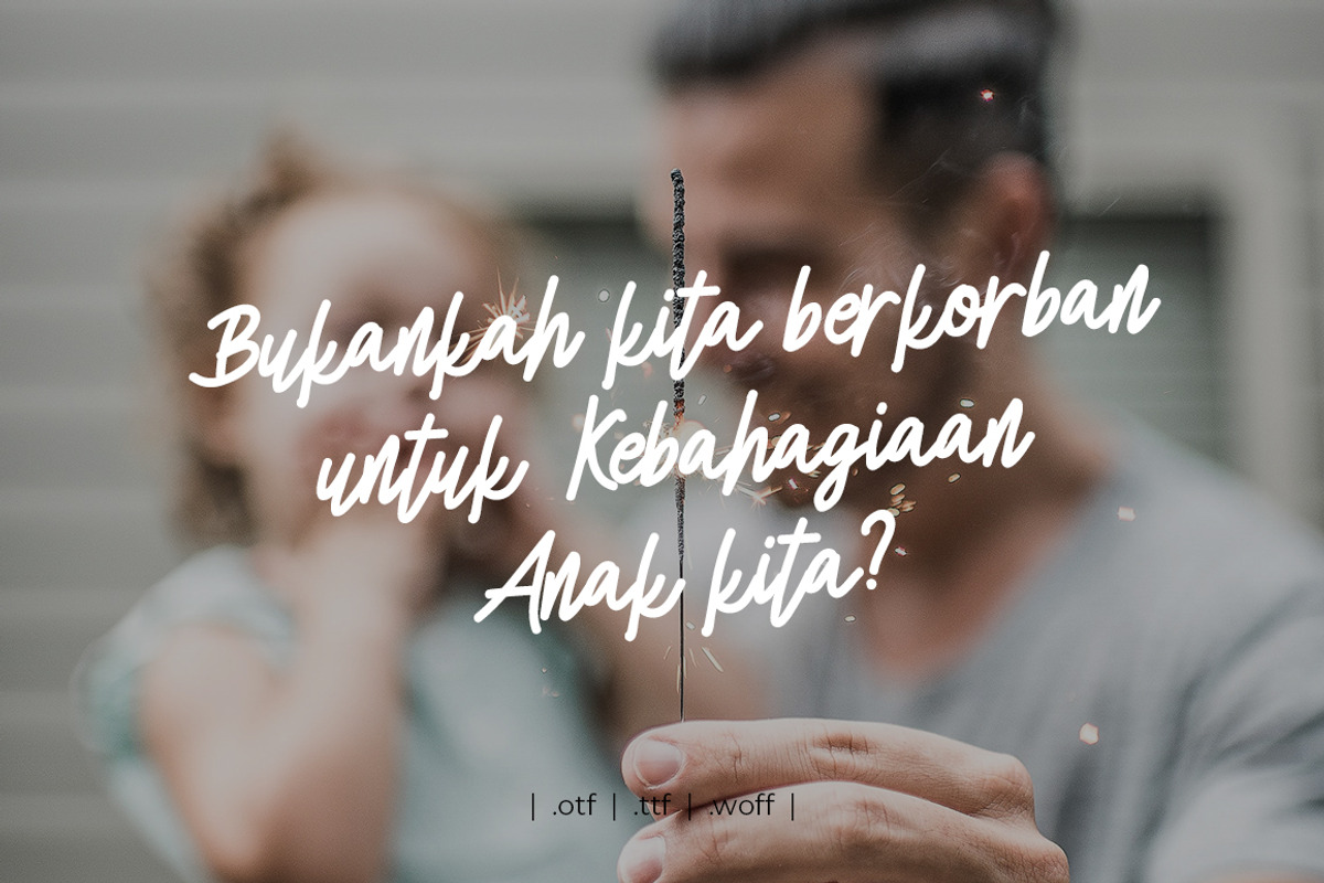 Dzulkifliol Script Font preview 3