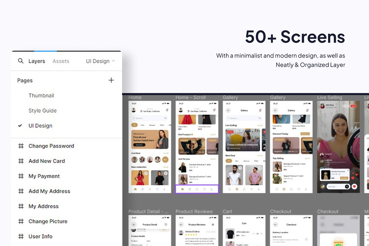 Tukko - E-Commerce Shop App UI Kit, an UI Kit Template by Disconnect Studio (Photo 4 of 6)
