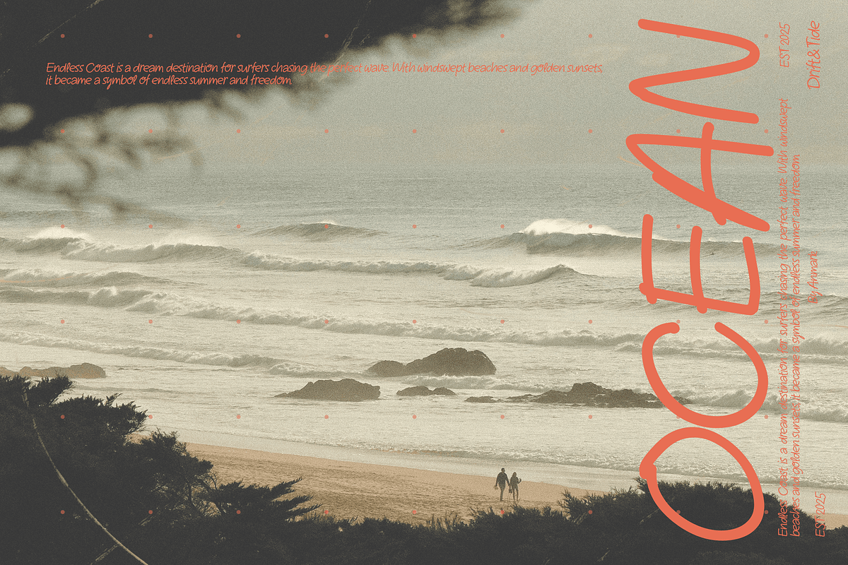 Breezy Lines Handwritten Summer Font, a Handwritten Font by AnMark (Photo 8 of 9)