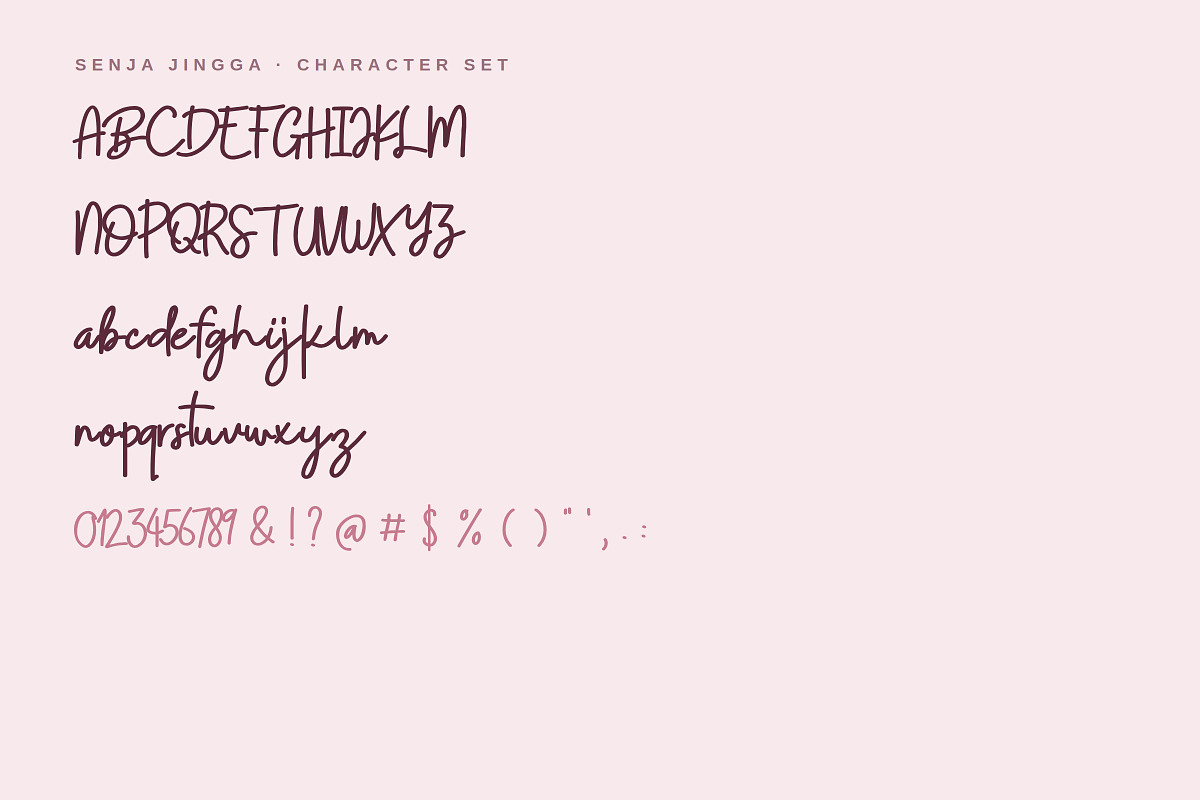 Senja Jingga – Script, a Script Font by Gookkis Studio (Photo 3 of 12)