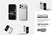 iPhone 17 Mockup, an iPhone Mockup by bimockup (Thumbnail 1 of 6)