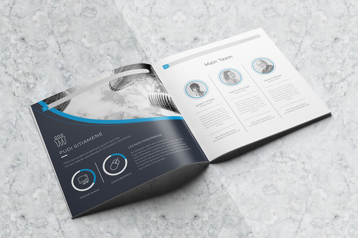 Company Proflle, a Brochure Template by Brochure-Market (Photo 4 of 10)