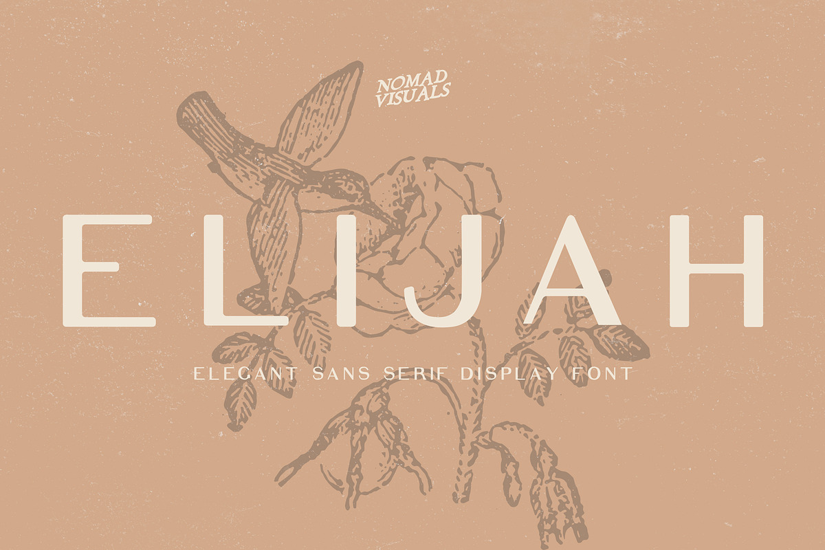 Elijah - Sans Serif Display Font