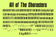 CS Alford Rippled, a Sans Serif Font by Craft Supply Co. (Thumbnail 8 of 8)