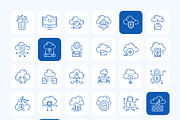 Cloud technology Icon, an Outline Icon by Prosymbols (Thumbnail 7 of 7)