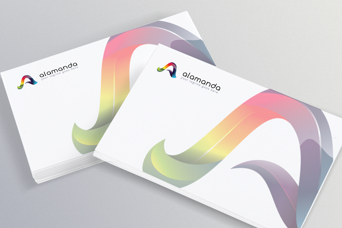 Alamanda Logo template, a Branding & Logo Template by N_thirteen (Photo 3 of 4)